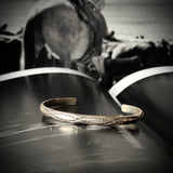 Vintage Sterling Silver Stamped Navajo Cuff