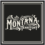 Black Montana Territory Wild Rag