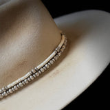 Bone and Silver Beaded Band