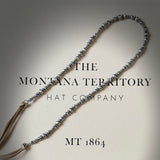 Antique Silver Multi Beaded Hat Band