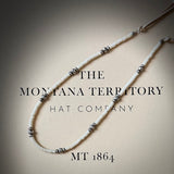 Bone and Silver Beaded Band