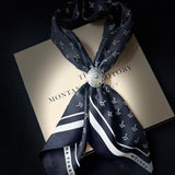 Oval Concho Scarf Slide