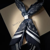 Square Montana Territory Brand Scarf Slide