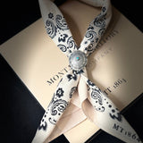 Oval Concho Scarf Slide