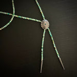 Turquoise Beaded Bolo, alternate view