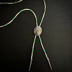 Turquoise concho necklace bolo, alternate view