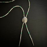 Turquoise concho necklace bolo, alternate view