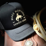 Make Montana Cowboy Again Trucker Hat